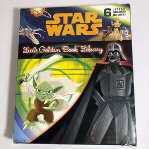 Star Wars Little Golden Book Library Kids Books Lot Star Wars Set of 6 Library